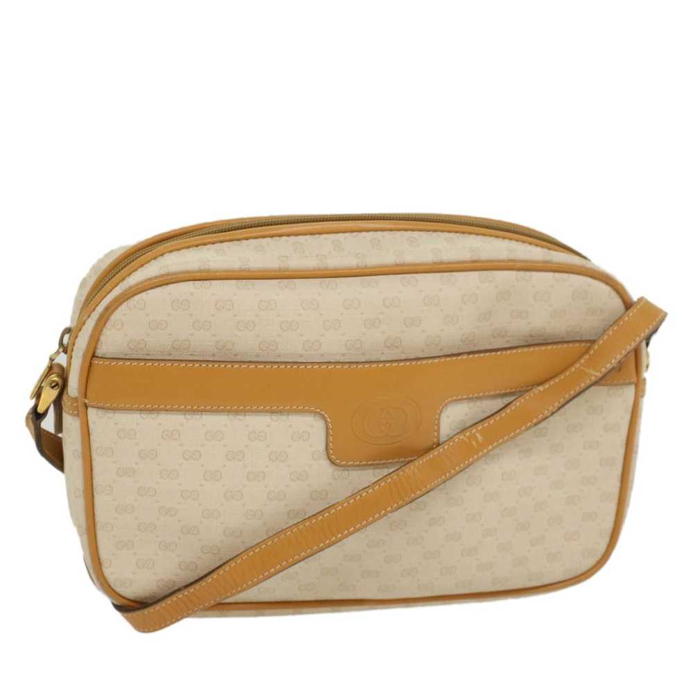 Gucci, Micro GG White Shoulder Bag 1980s - image 2