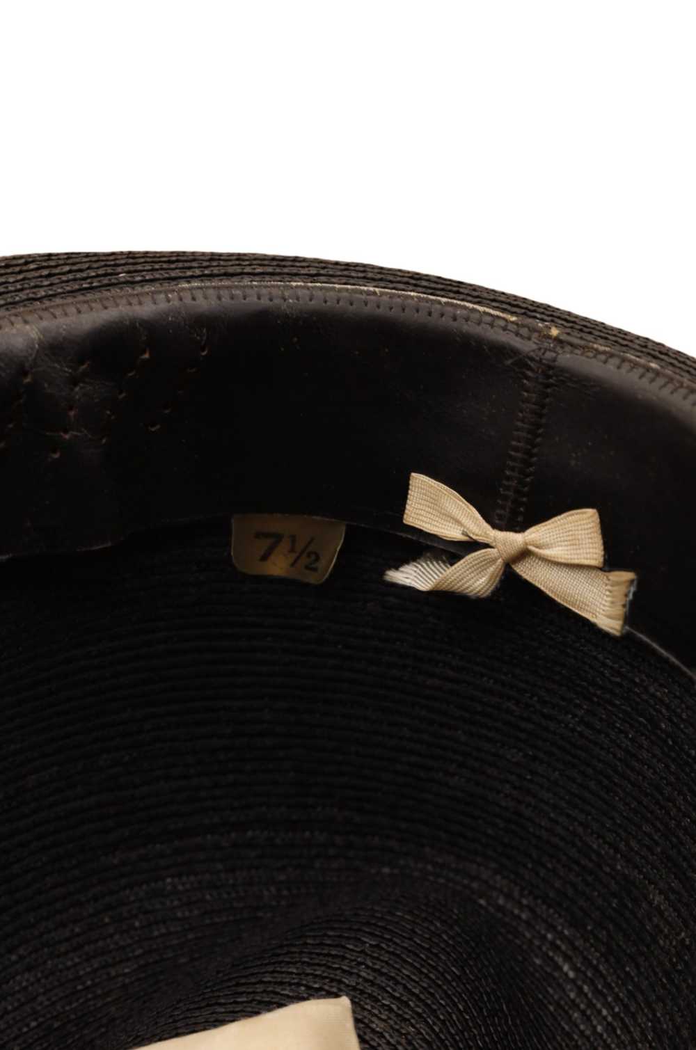 Knox, Italian Woven Straw Hat 1960s - image 5