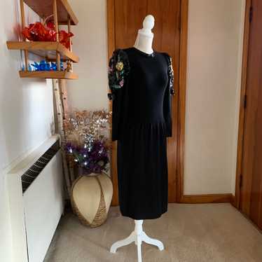 Don Sayres Sweater Dress high quality 10 Black