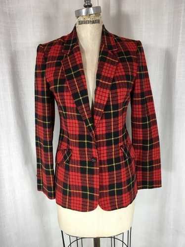 Vintage 1970’s Red Plaid Jacket