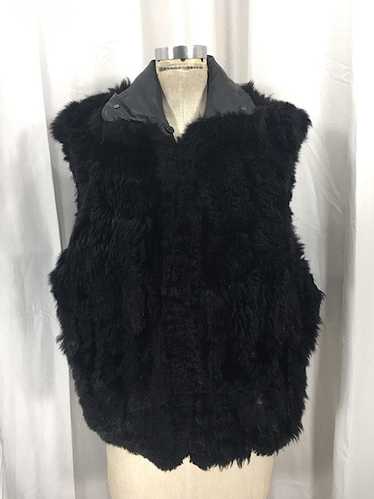 Vintage 1980’s Andrew Marc Black Apossum Vest