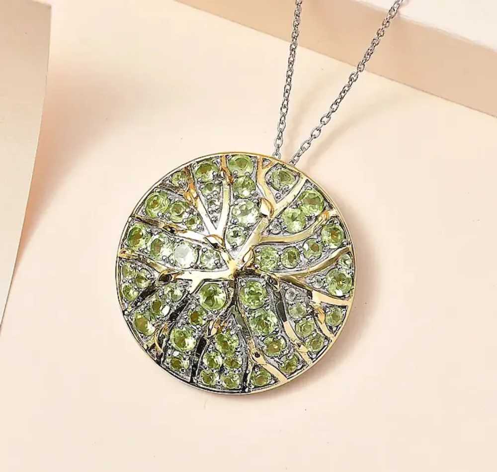 Natural Hebei Peridot Pendant with Chain - image 3