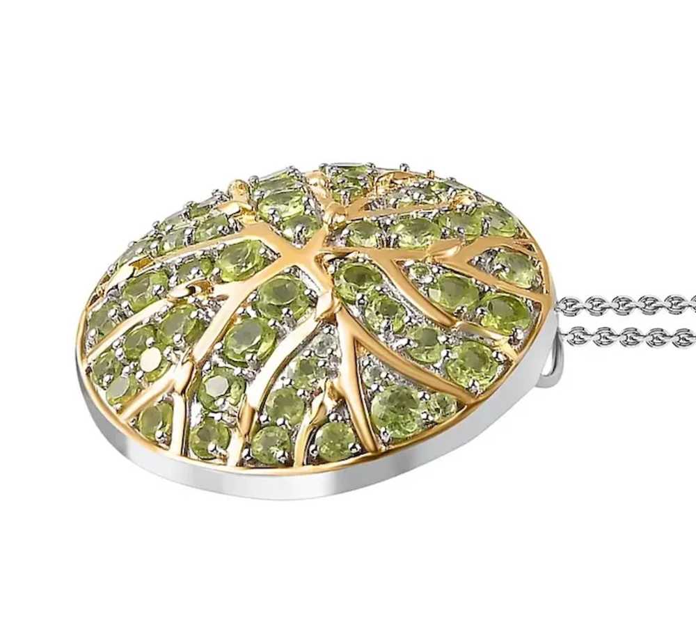 Natural Hebei Peridot Pendant with Chain - image 4