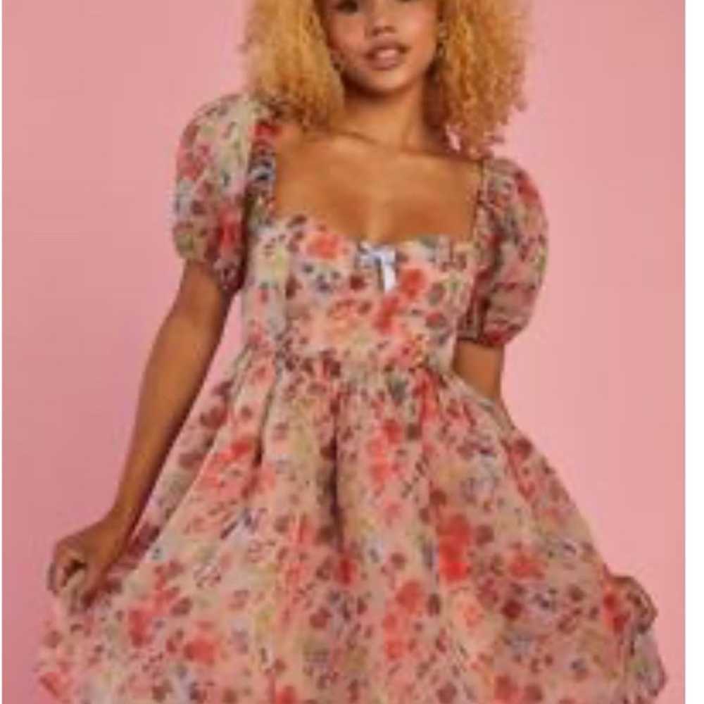 Sugar Thrillz floral puff Sleeve dress - image 3