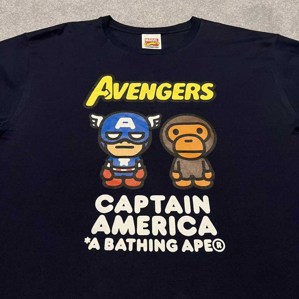 Bape Bape x Marvel Captain America Baby Milo Tee - image 1