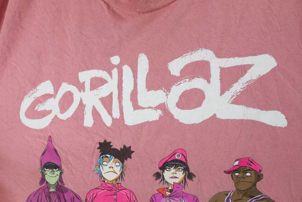 Vintage Vintage Spell Out Gorillaz Band Short Sle… - image 10