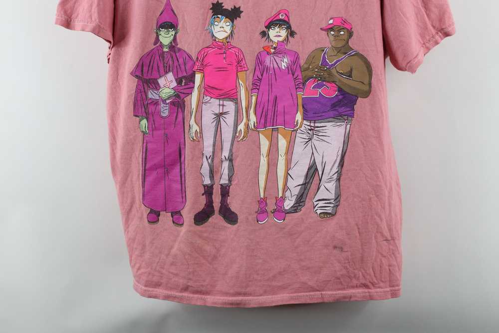 Vintage Vintage Spell Out Gorillaz Band Short Sle… - image 3