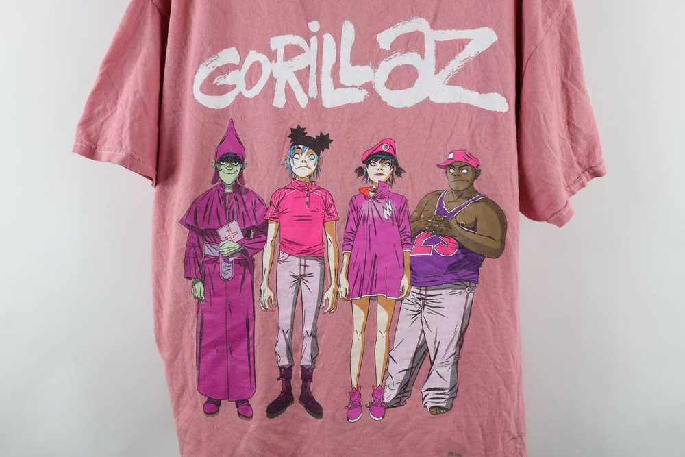 Vintage Vintage Spell Out Gorillaz Band Short Sle… - image 4