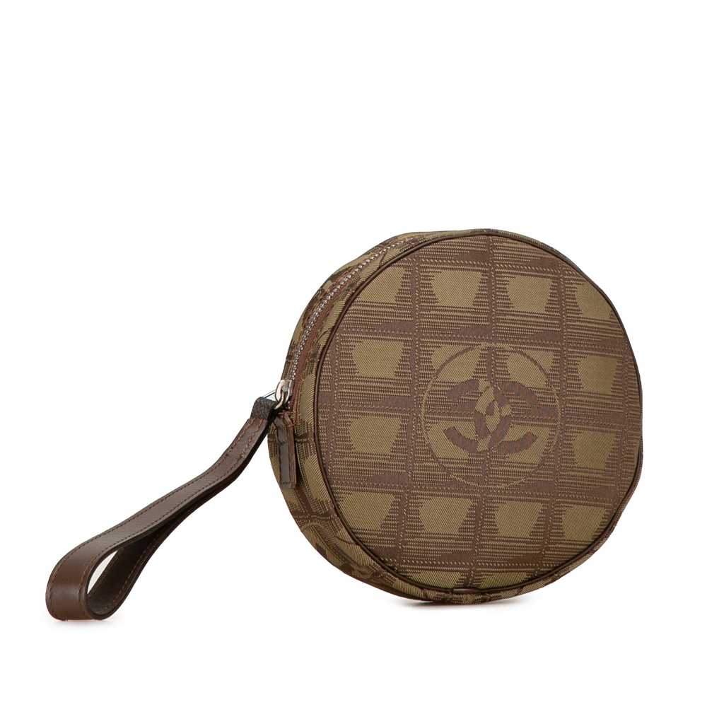 Brown Chanel New Travel Line Nylon Pouch - image 2