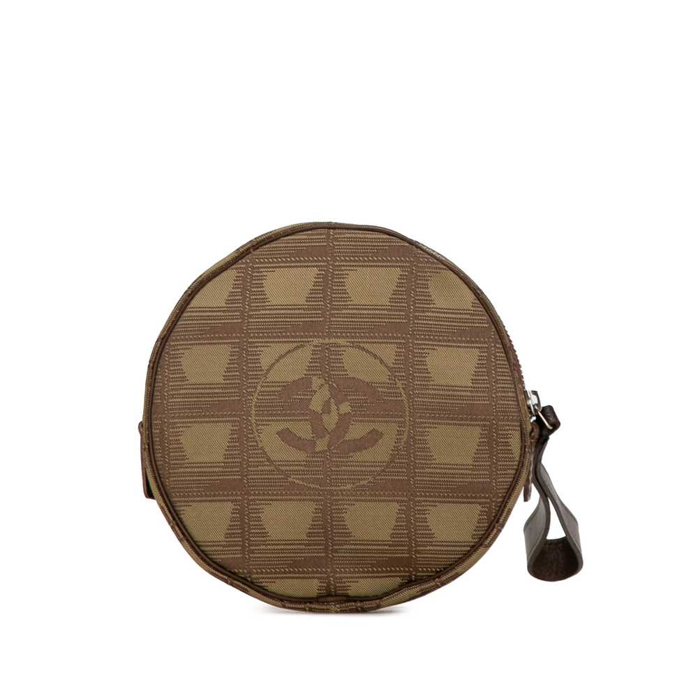 Brown Chanel New Travel Line Nylon Pouch - image 3