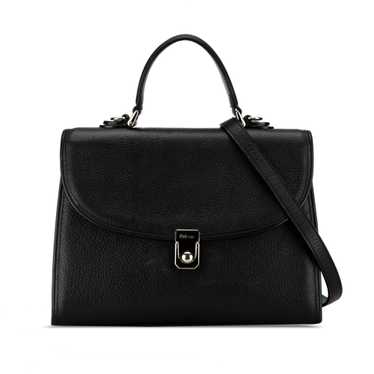 Black Burberry Leather Satchel - image 1