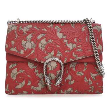 Red Gucci Medium GG Supreme Arabesque Dionysus Sh… - image 1