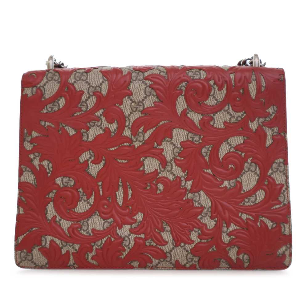 Red Gucci Medium GG Supreme Arabesque Dionysus Sh… - image 3