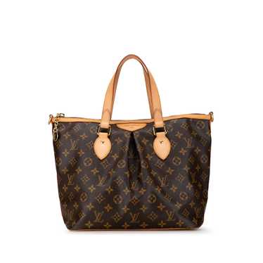 Brown Louis Vuitton Monogram Palermo PM Satchel - image 1