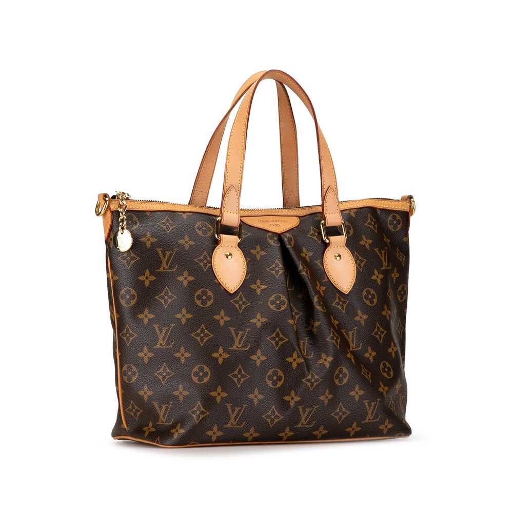 Brown Louis Vuitton Monogram Palermo PM Satchel - image 2