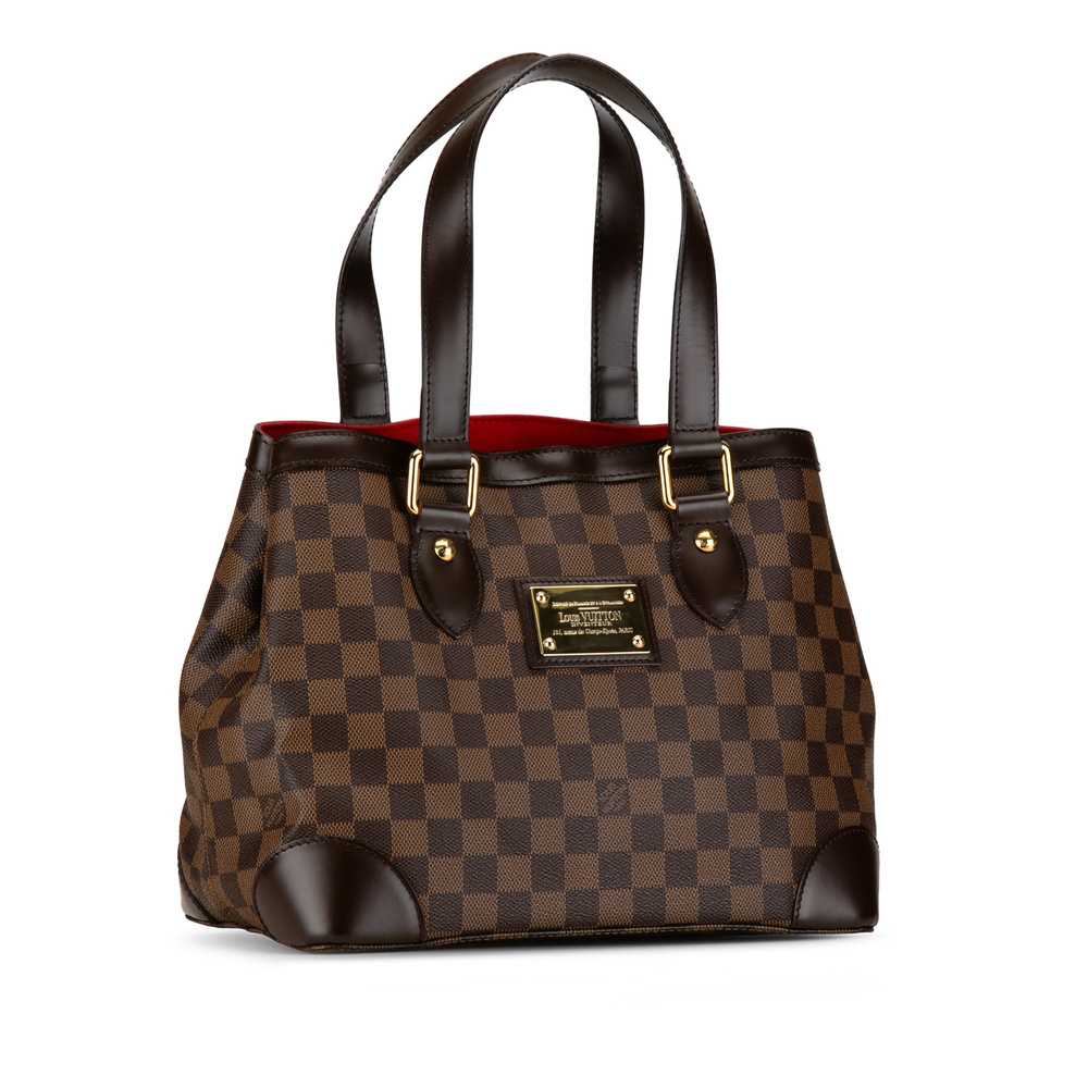 Brown Louis Vuitton Damier Ebene Hampstead PM Tot… - image 2