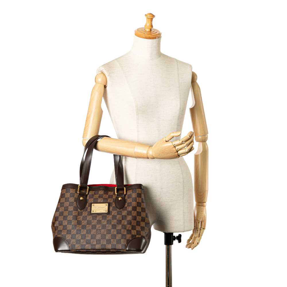 Brown Louis Vuitton Damier Ebene Hampstead PM Tot… - image 9