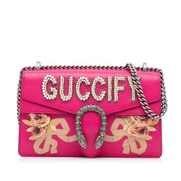 Pink Gucci Small Guccify Dionysus Shoulder Bag - image 1