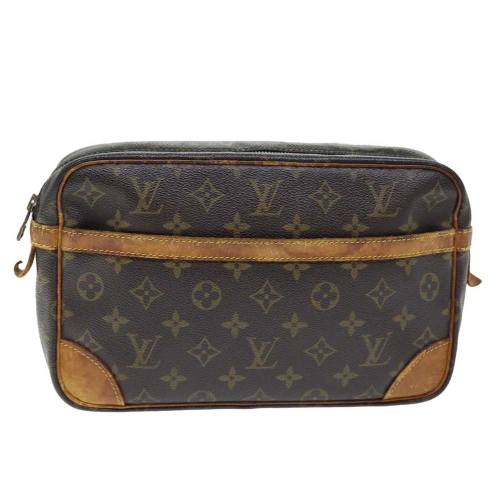 LOUIS VUITTON Monogram Compiegne 28 Clutch Bag M5… - image 1