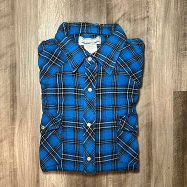 Wrangler Wrangler Wrancher Flannel Long Sleeve Pe… - image 1