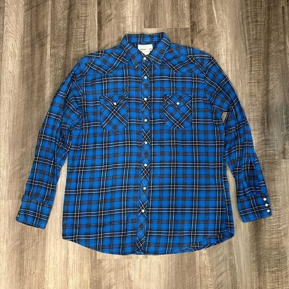 Wrangler Wrangler Wrancher Flannel Long Sleeve Pe… - image 2