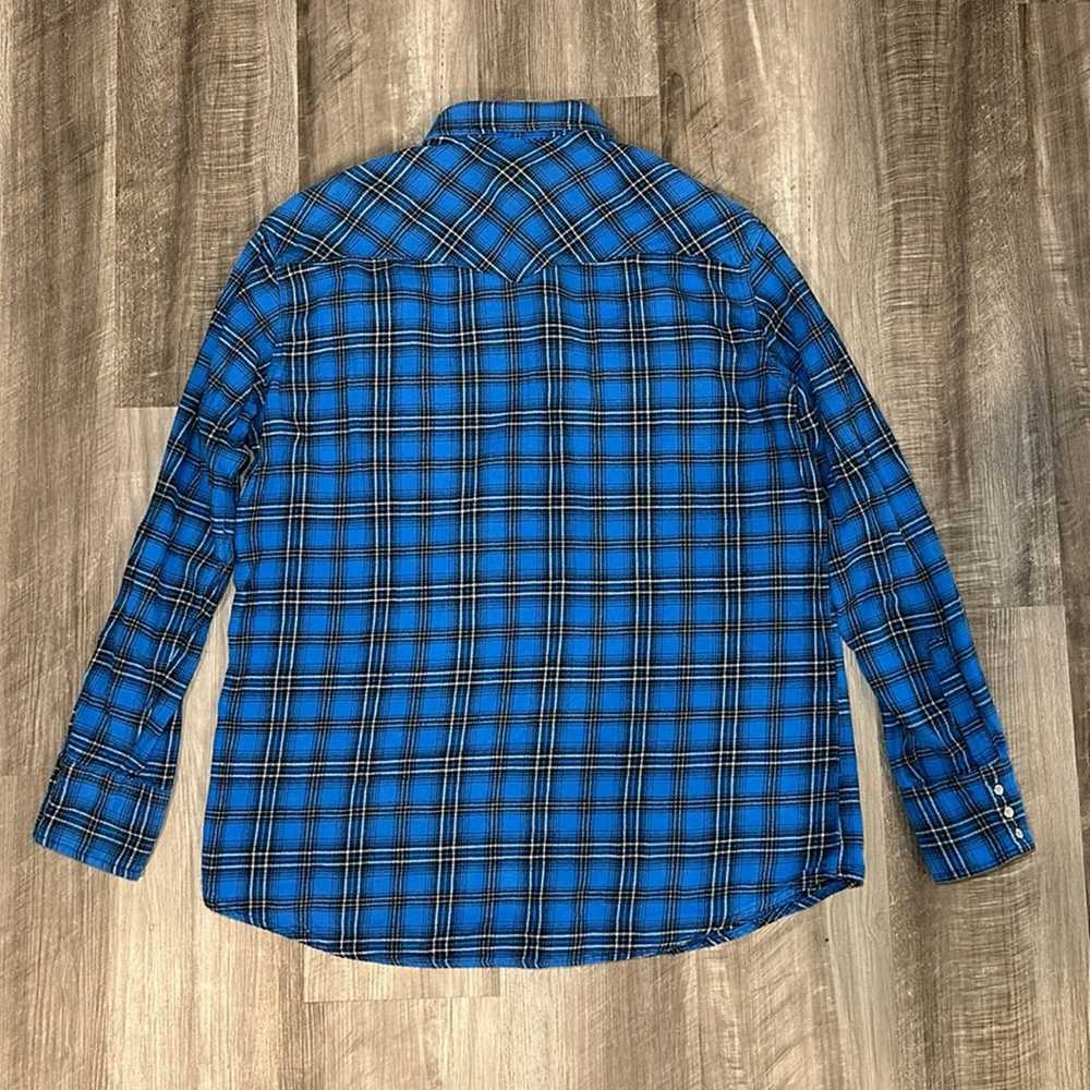 Wrangler Wrangler Wrancher Flannel Long Sleeve Pe… - image 3