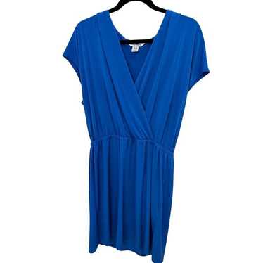 Tommy Bahama Blue Faux Wrap Sleeveless Elastic Wa… - image 1