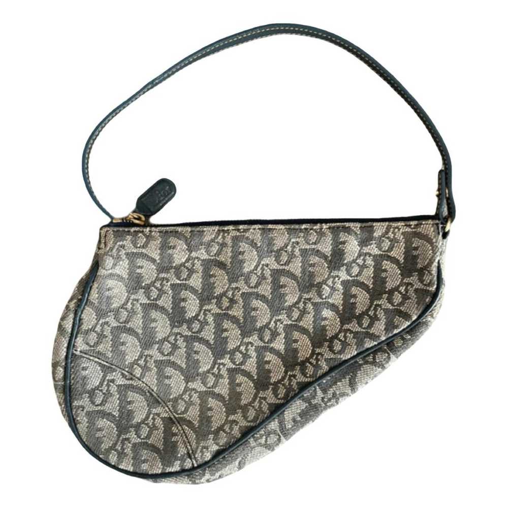 Dior Saddle vintage Classic cloth handbag - image 1