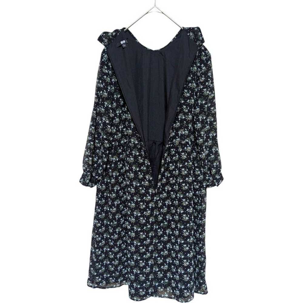 871◆Excellent Condition◆Uniqlo Floral Chiffon Kne… - image 3