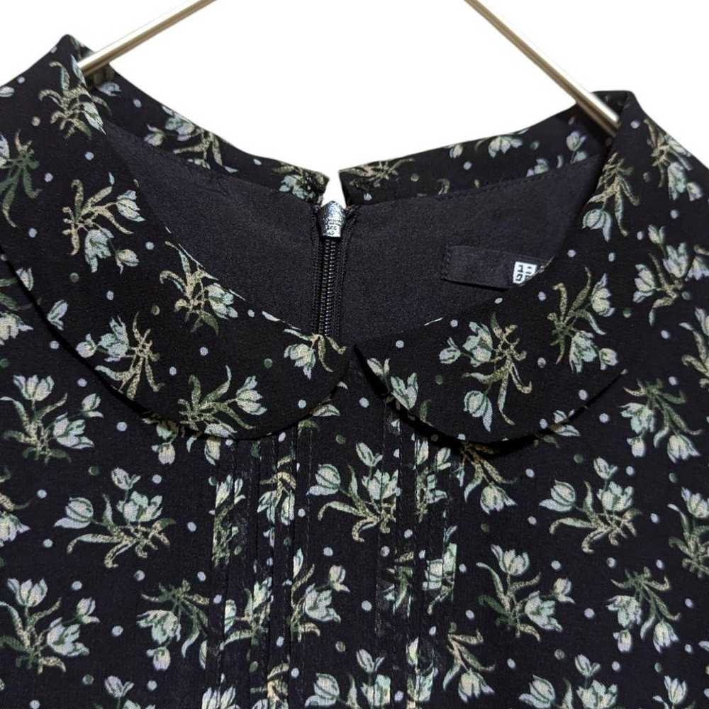 871◆Excellent Condition◆Uniqlo Floral Chiffon Kne… - image 4