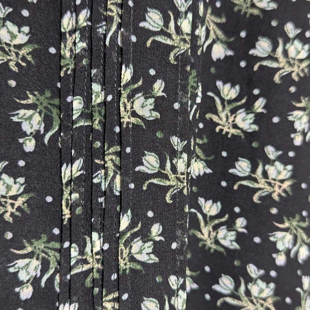 871◆Excellent Condition◆Uniqlo Floral Chiffon Kne… - image 9