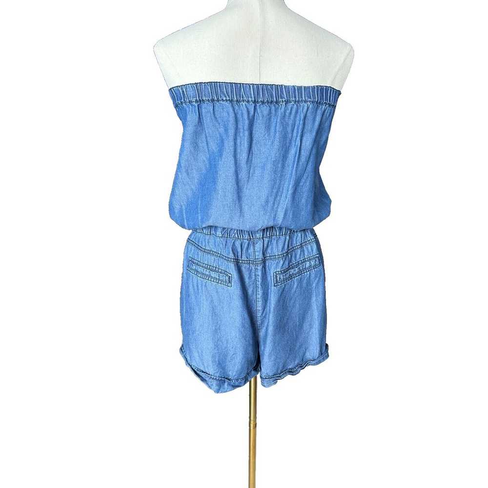 Cache Vintage Jean Chambray Romper XL Sleeveless … - image 7