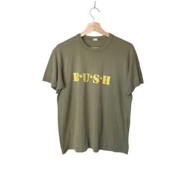 Band Tees × Military × Vintage Vintage “B*U*S*H” … - image 1