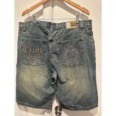 Vintage Vintage Y2k 212 NYC Jean Shorts Jorts 200… - image 1