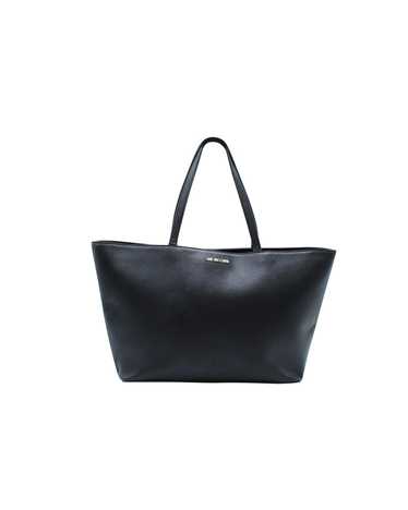 Moschino Black Canvas Tote Bag with Branded Scarf… - image 1