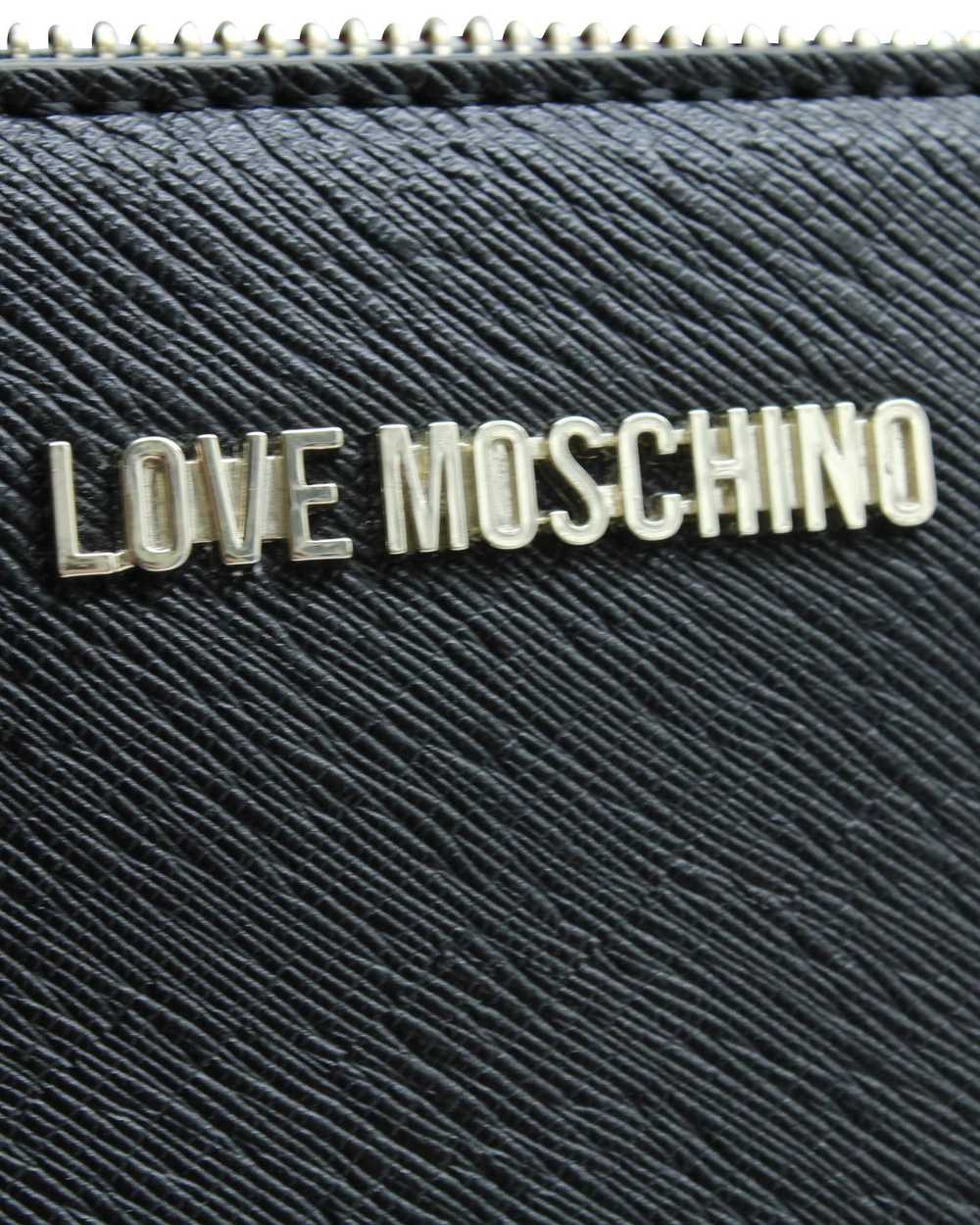 Moschino Black Canvas Tote Bag with Branded Scarf… - image 7