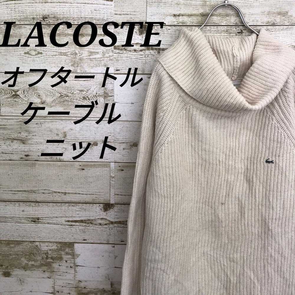 【k5817】Rare USA Vintage Lacoste Embroidered Logo … - image 1