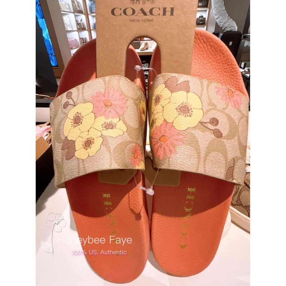 Coach Leather sandals - image 2