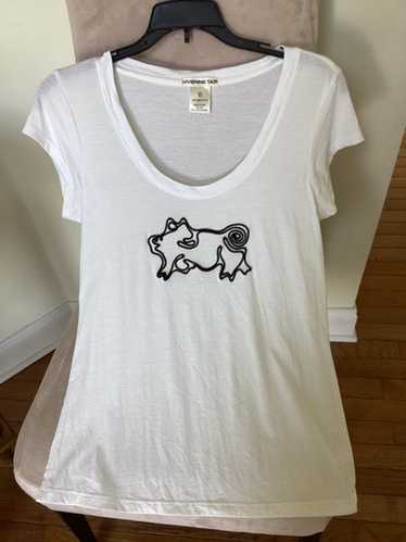 VIVIENNE TAM Tシャツ　白　サイズ…１ Emperor dragon embroidery Tシャツ｜VIVIENNE TAM