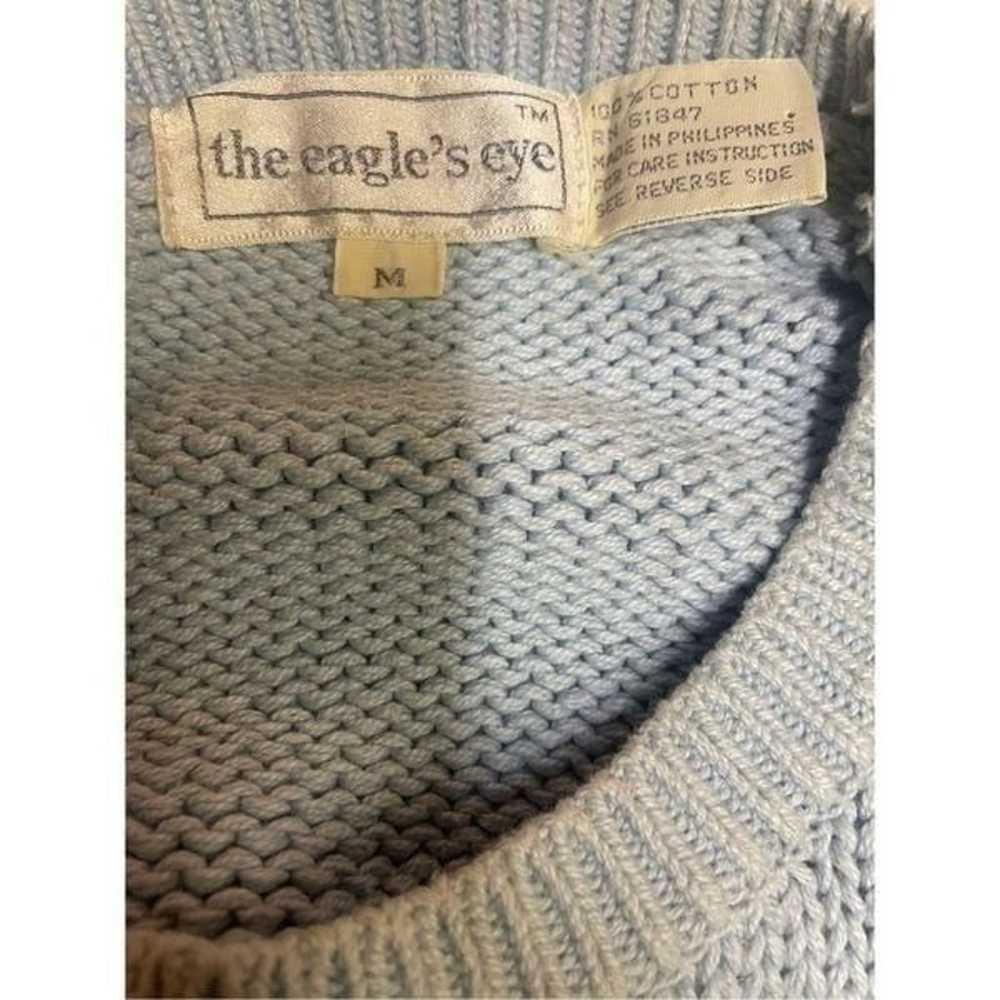 The Eagles Eye Vintage Light Blue Sleeveless Swea… - image 9