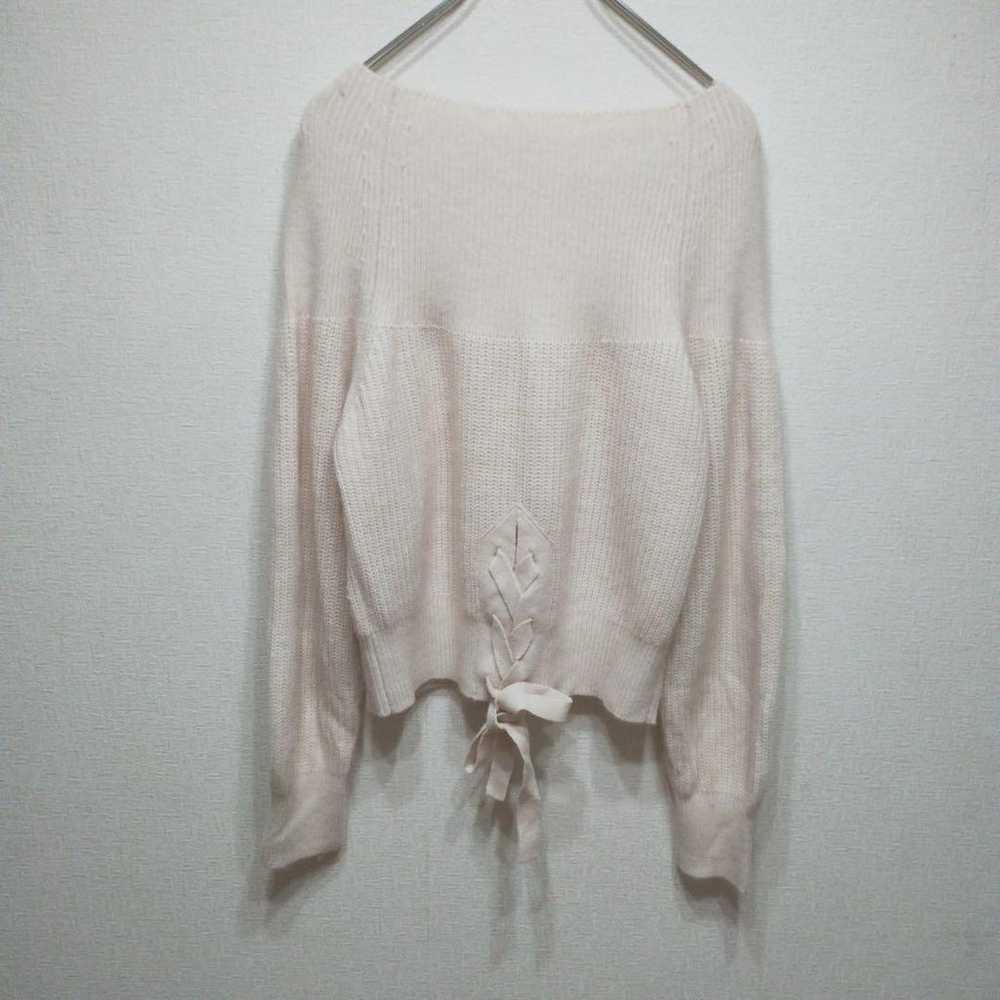 Liland Chur 【2】 Boat Neck Sweater Knit Decorative… - image 2