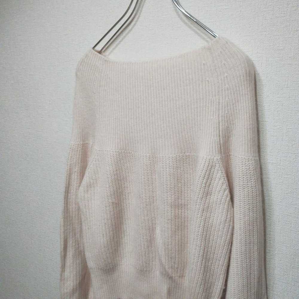 Liland Chur 【2】 Boat Neck Sweater Knit Decorative… - image 3