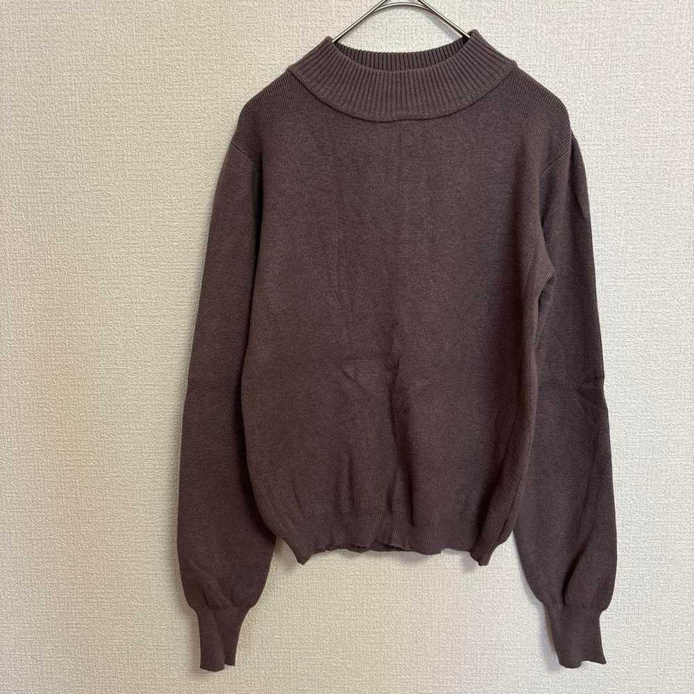 GRL Grail Sweater Knit Pullover Long Sleeve Brown - image 2