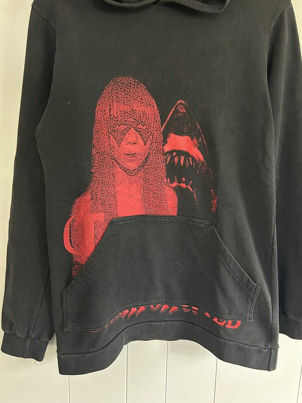 Raf Simons Raf Simons Penelope Tree Shark Hoodie - image 3