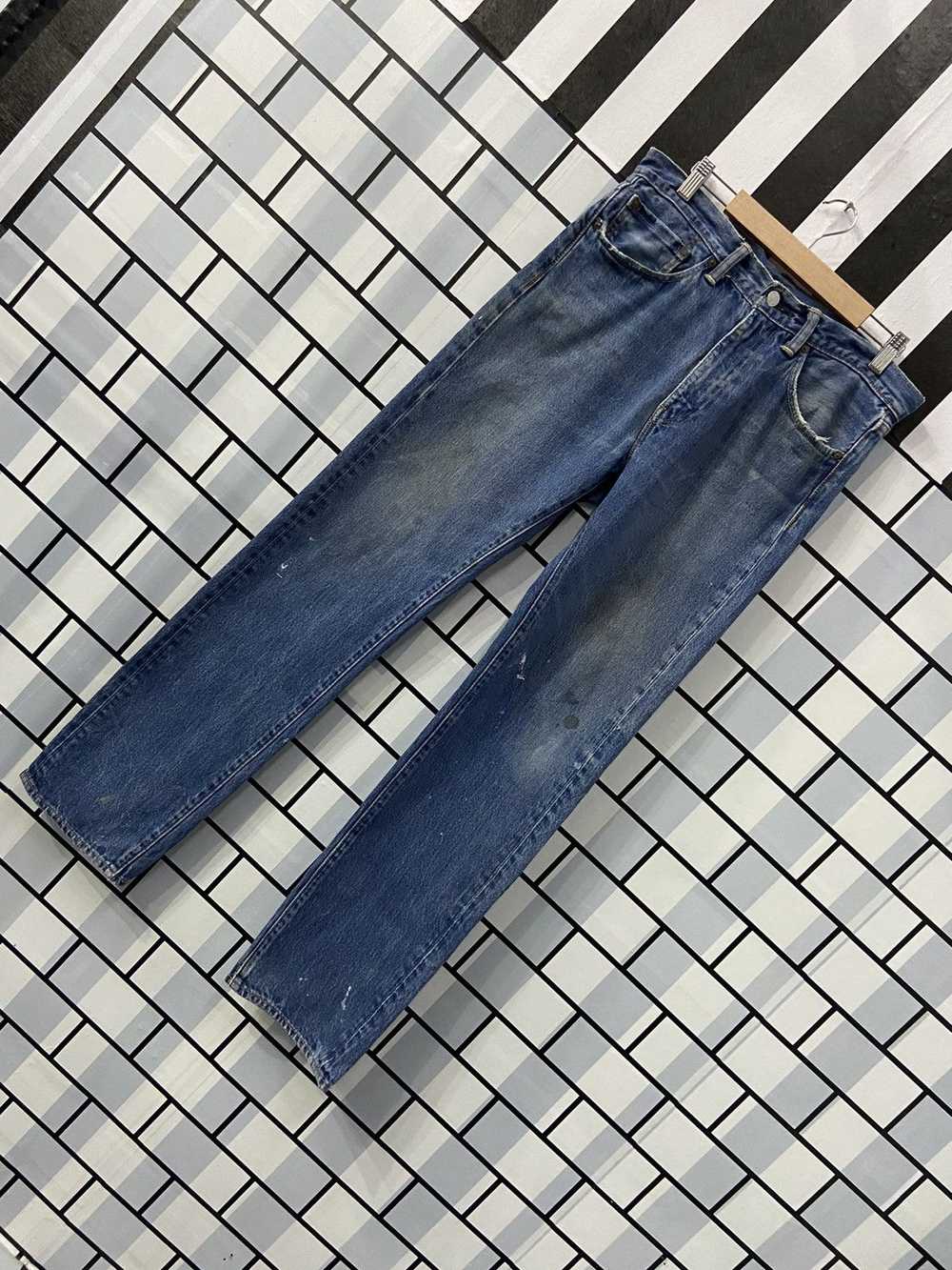 Levi's × Vintage Vintage Levi’s 505 Faded Blue Wh… - image 3