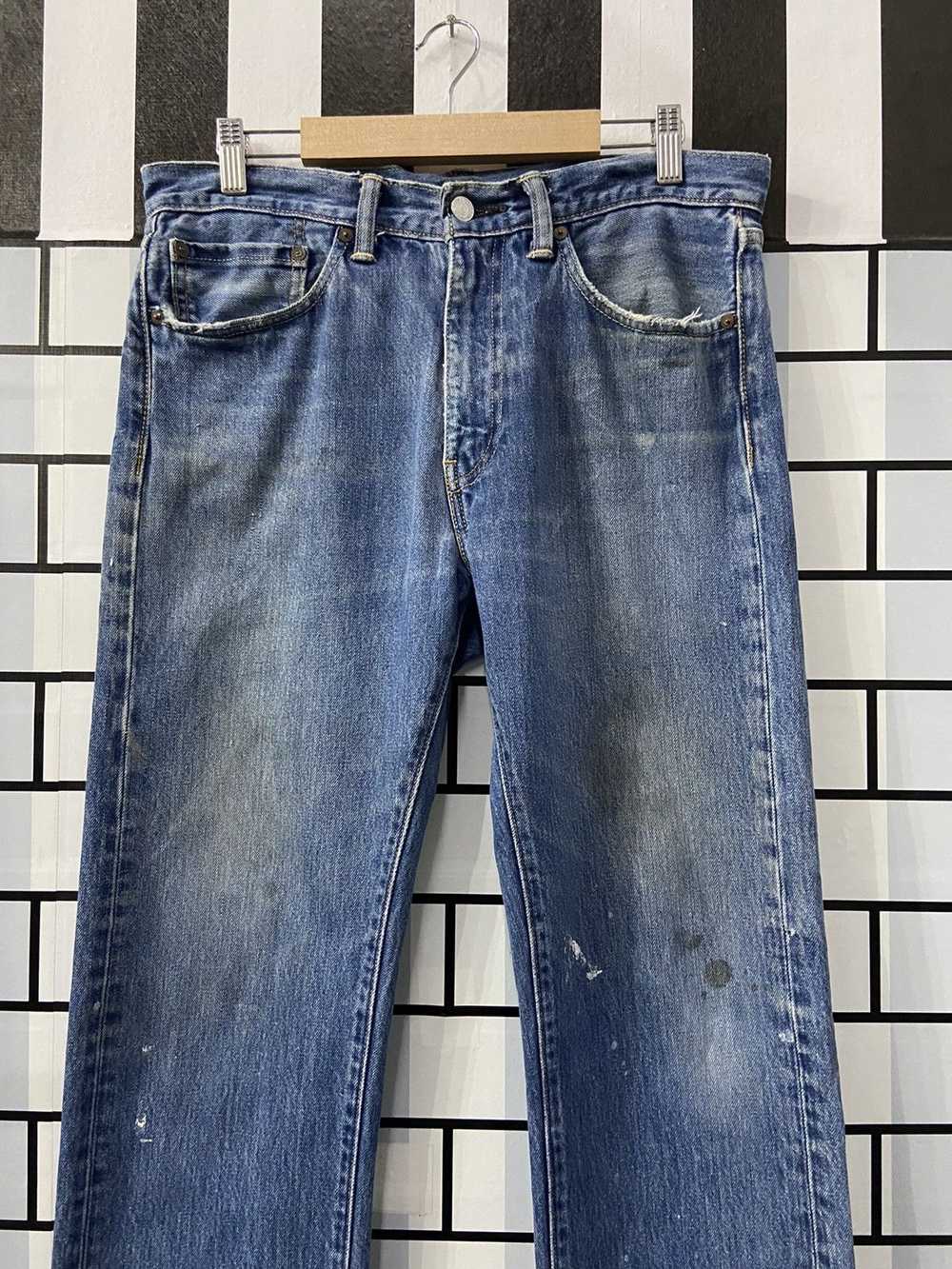 Levi's × Vintage Vintage Levi’s 505 Faded Blue Wh… - image 4