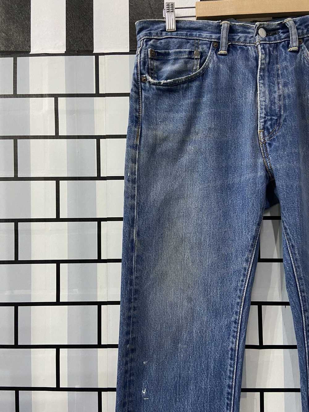 Levi's × Vintage Vintage Levi’s 505 Faded Blue Wh… - image 9