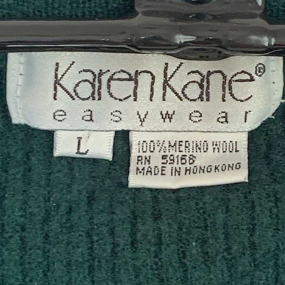 Vintage Karen Kane Merino Wool Cardigan Womens La… - image 2