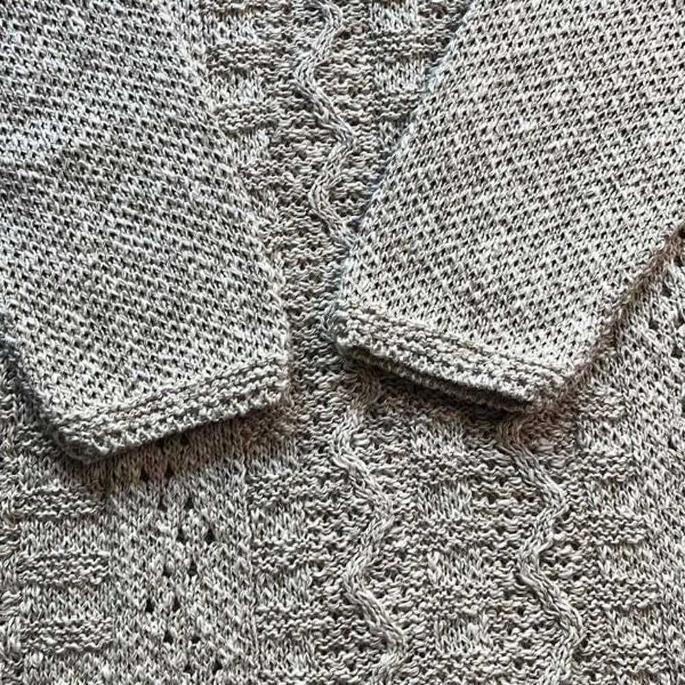 Vintage Carraig Donn Linen/Cotton Turtleneck Crea… - image 7