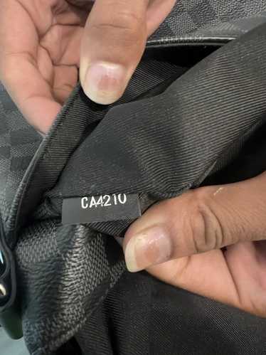 Louis Vuitton Black and Grey Messenger Bag